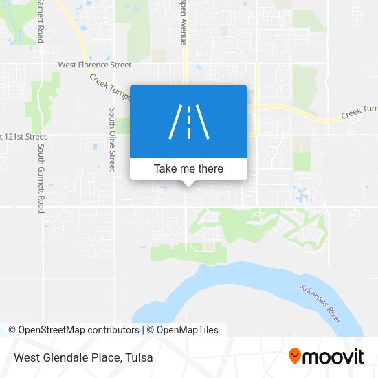 Mapa de West Glendale Place