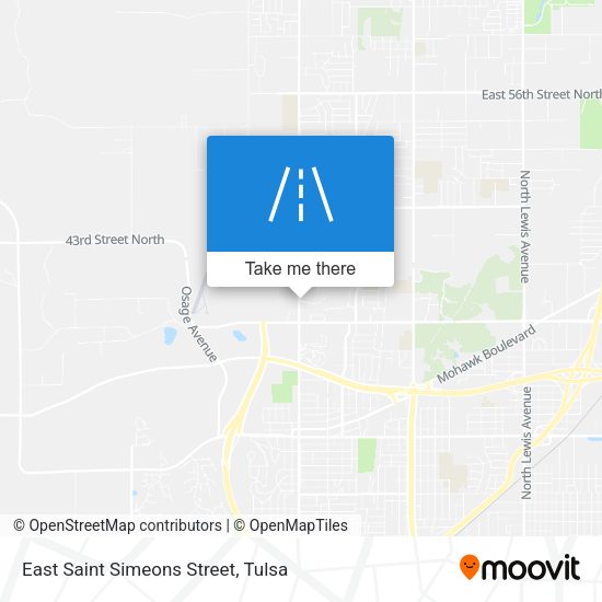 East Saint Simeons Street map