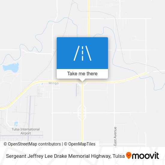 Mapa de Sergeant Jeffrey Lee Drake Memorial Highway