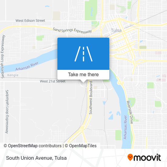 Mapa de South Union Avenue