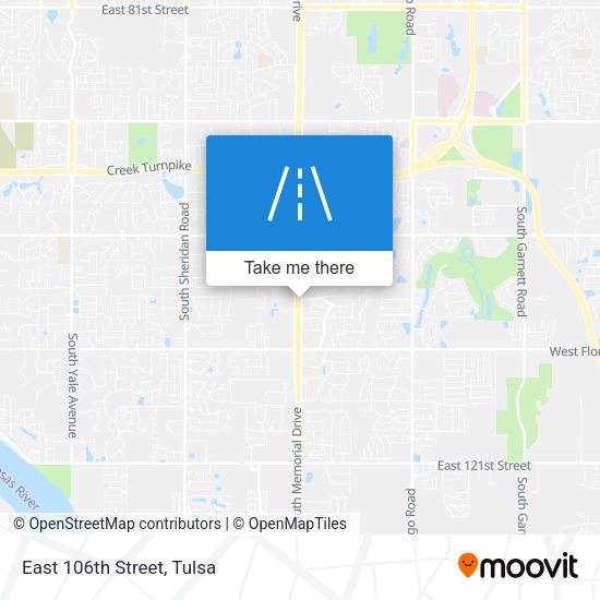 Mapa de East 106th Street