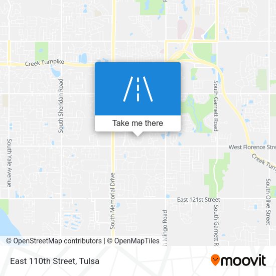 Mapa de East 110th Street