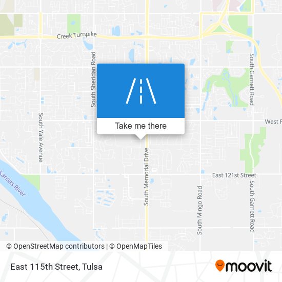 East 115th Street map