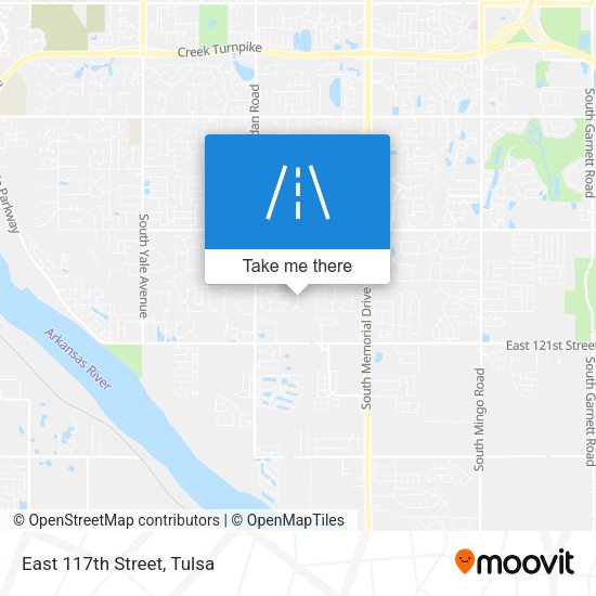 Mapa de East 117th Street