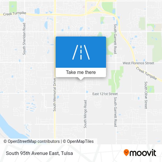 Mapa de South 95th Avenue East