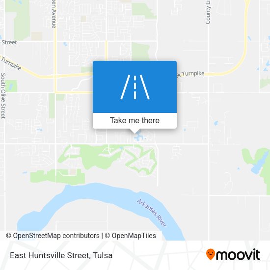Mapa de East Huntsville Street