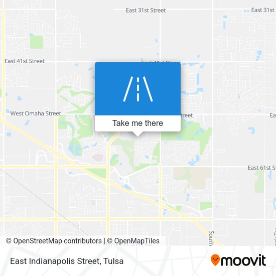 Mapa de East Indianapolis Street