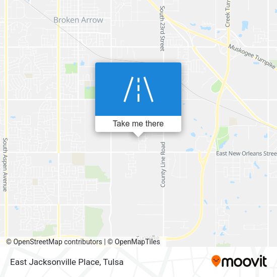 Mapa de East Jacksonville Place