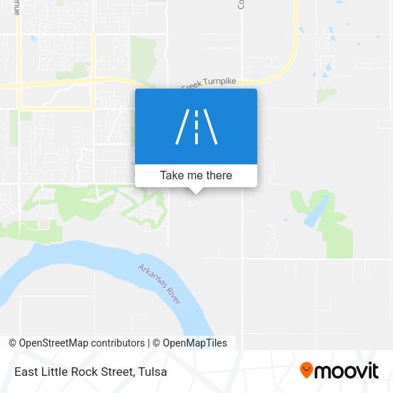 Mapa de East Little Rock Street