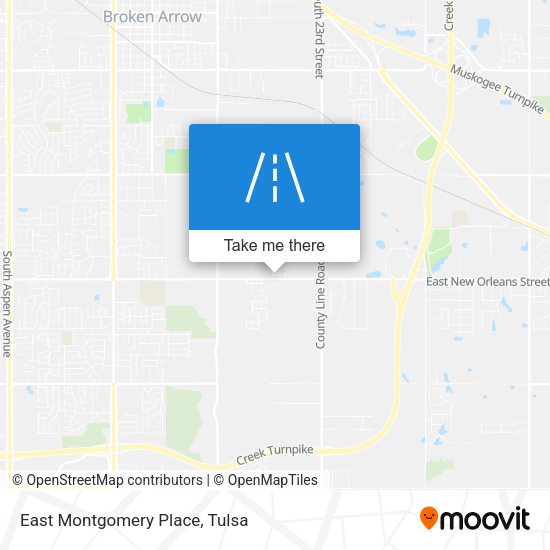 Mapa de East Montgomery Place