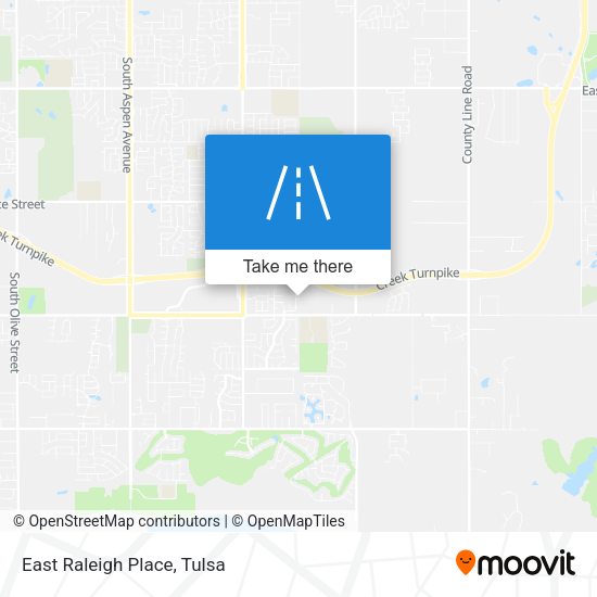 Mapa de East Raleigh Place