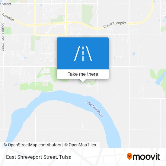 Mapa de East Shreveport Street