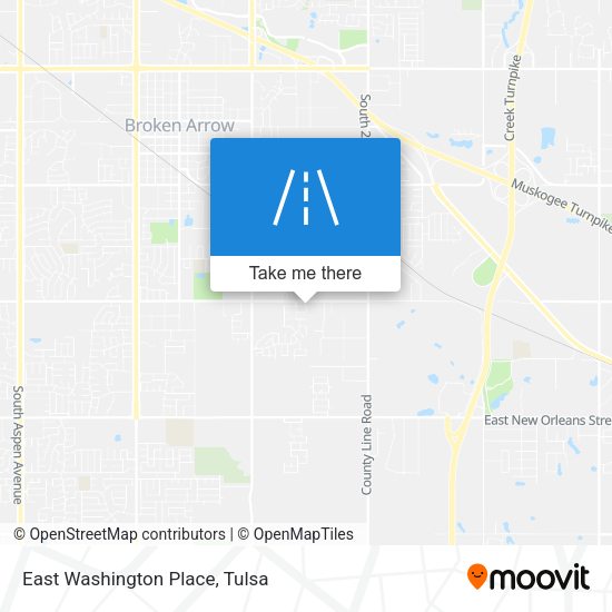 Mapa de East Washington Place