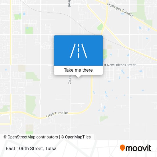 Mapa de East 106th Street
