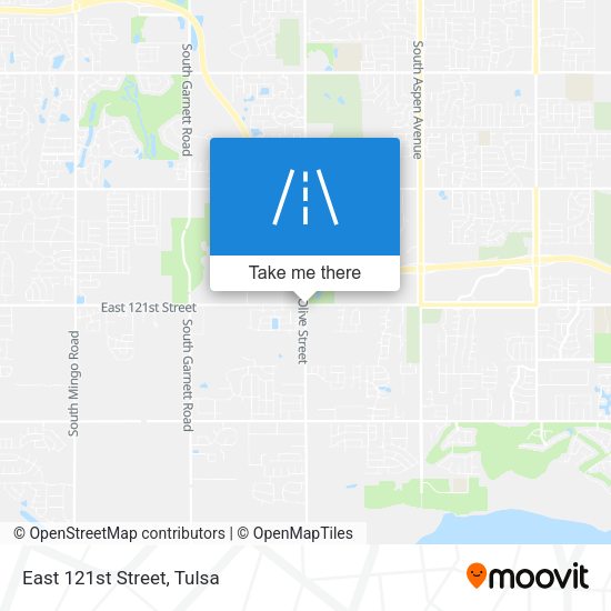 East 121st Street map