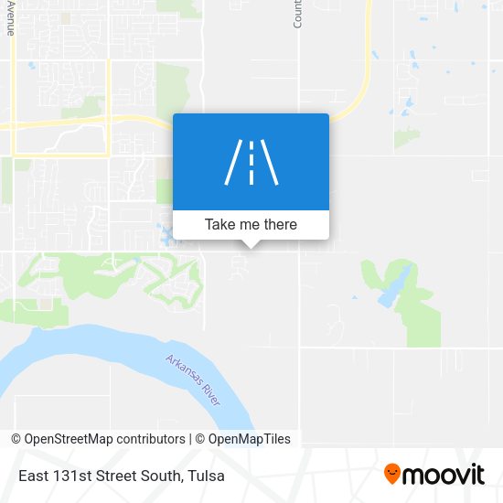 Mapa de East 131st Street South