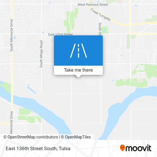 Mapa de East 136th Street South