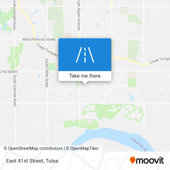 Mapa de East 41st Street