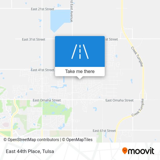 Mapa de East 44th Place