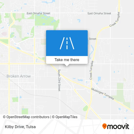 Kilby Drive map