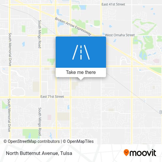 Mapa de North Butternut Avenue