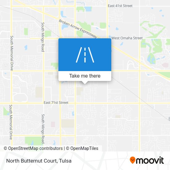 North Butternut Court map