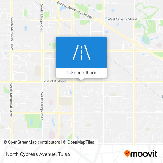 Mapa de North Cypress Avenue