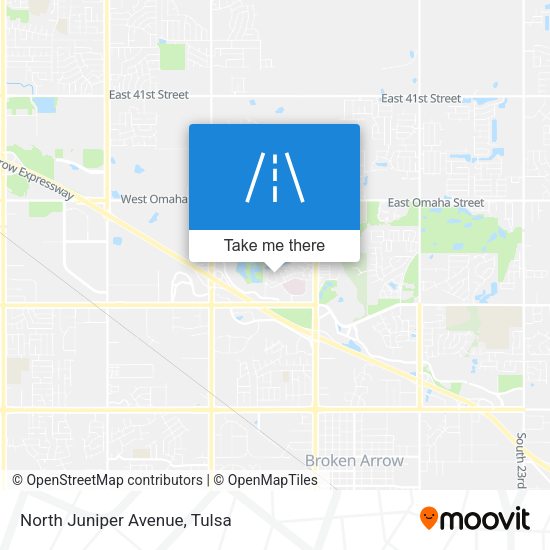 Mapa de North Juniper Avenue
