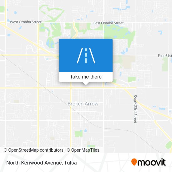 Mapa de North Kenwood Avenue