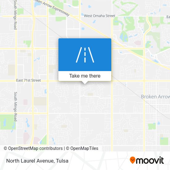 Mapa de North Laurel Avenue