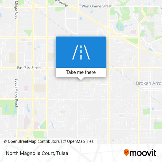 North Magnolia Court map