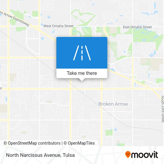Mapa de North Narcissus Avenue