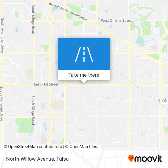 Mapa de North Willow Avenue