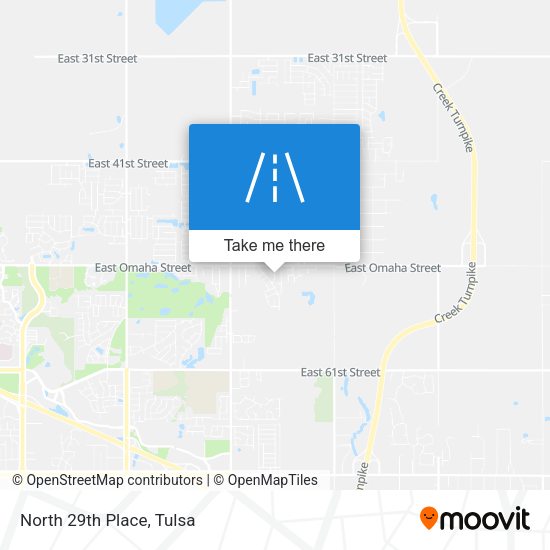 Mapa de North 29th Place