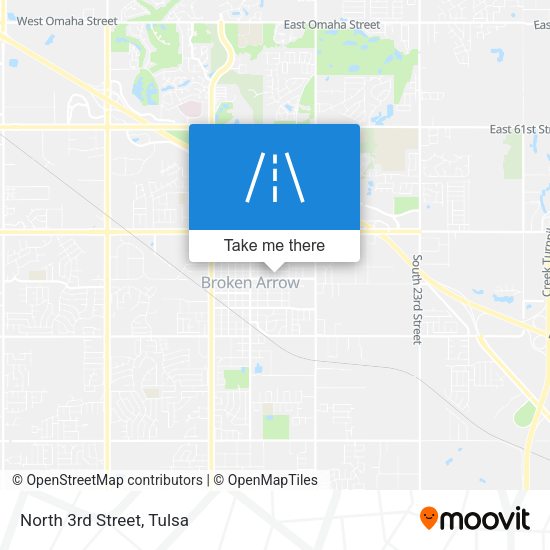 Mapa de North 3rd Street