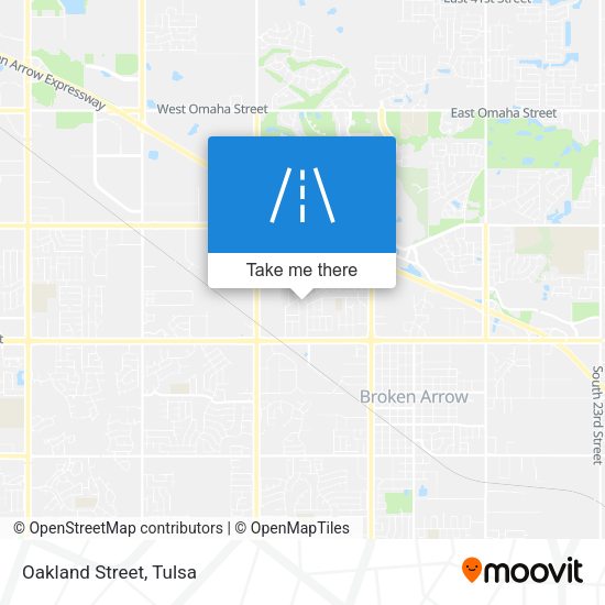 Mapa de Oakland Street