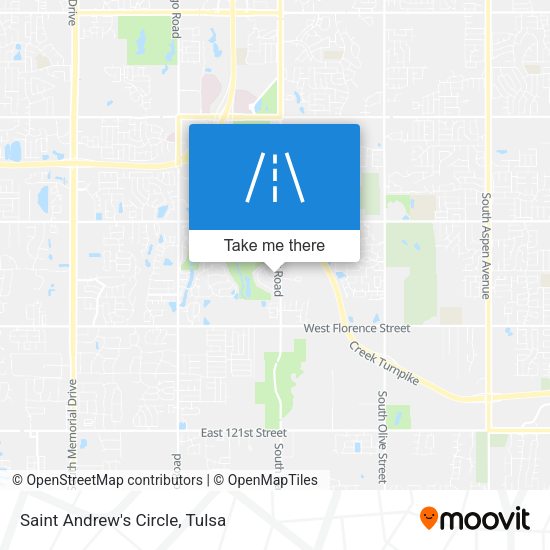 Saint Andrew's Circle map