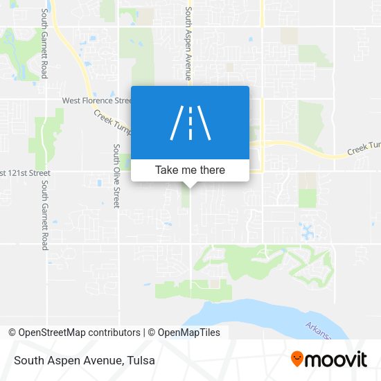 Mapa de South Aspen Avenue