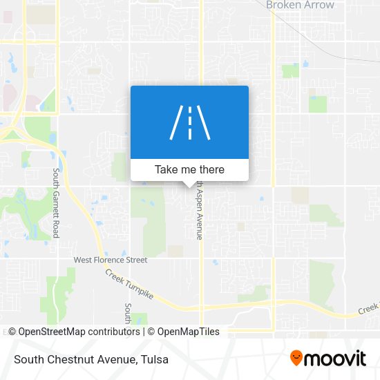 South Chestnut Avenue map