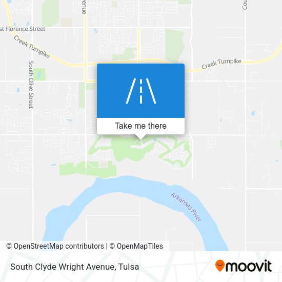 Mapa de South Clyde Wright Avenue