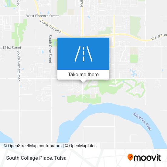Mapa de South College Place