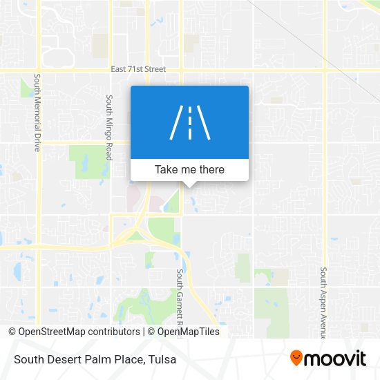 South Desert Palm Place map