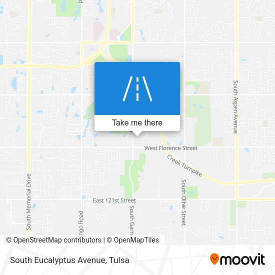 South Eucalyptus Avenue map