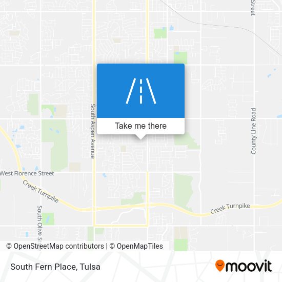 Mapa de South Fern Place