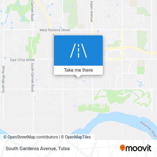 South Gardenia Avenue map