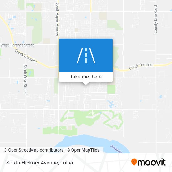 Mapa de South Hickory Avenue
