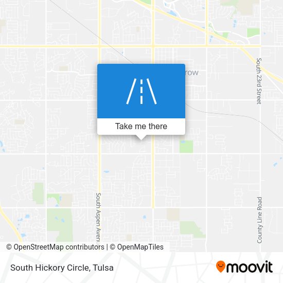 Mapa de South Hickory Circle