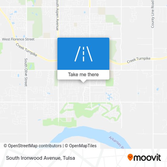 South Ironwood Avenue map