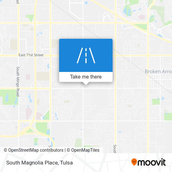 South Magnolia Place map