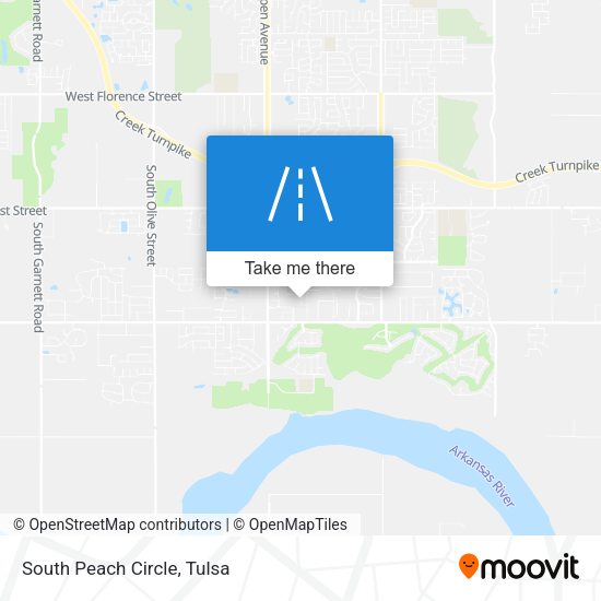 Mapa de South Peach Circle